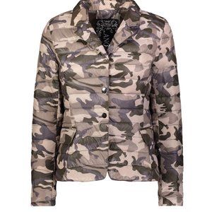 Duck down cropped blazer